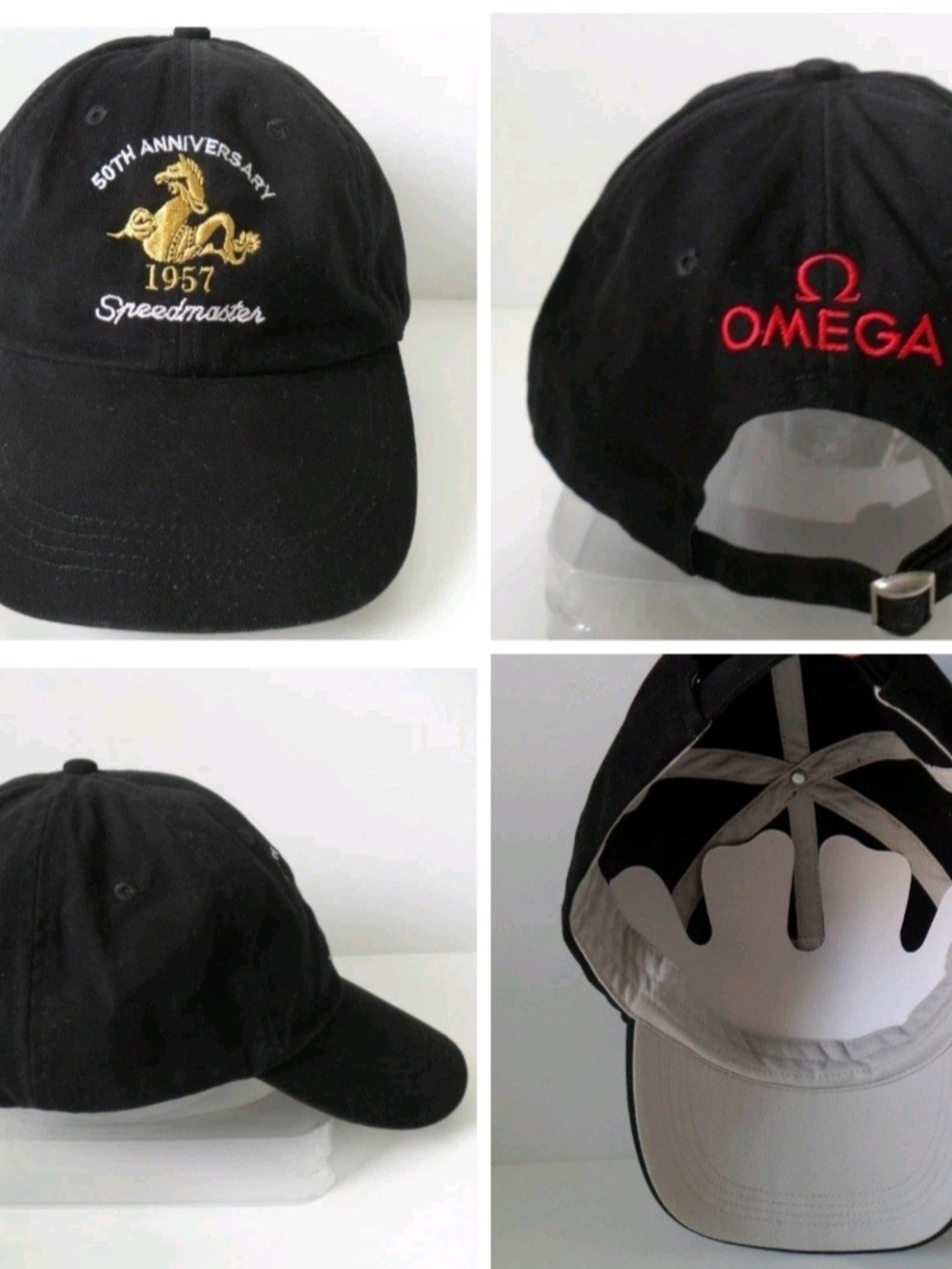 RARE Omega Speedmaster 50th Anniversary (1957–2007) commemorative baseball cap